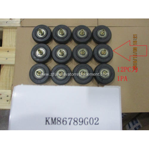 KM86789G02 CWT Guide Roller for KONE Elevator D80X28
